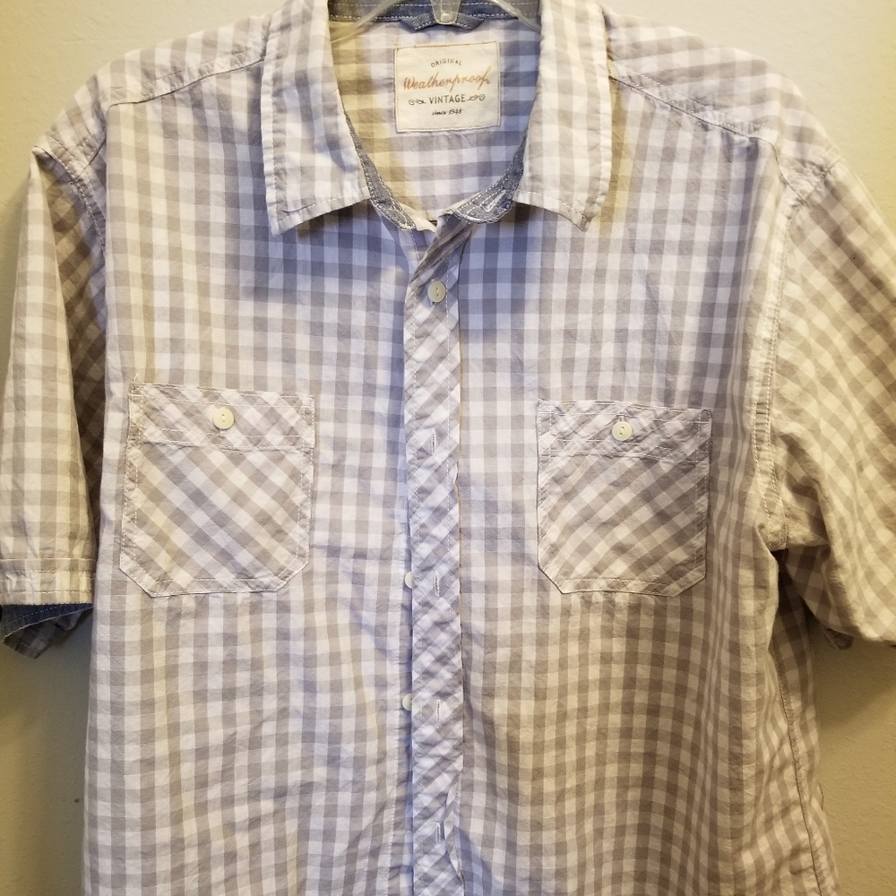 Vintage Weatherproof plaid shirt size XL